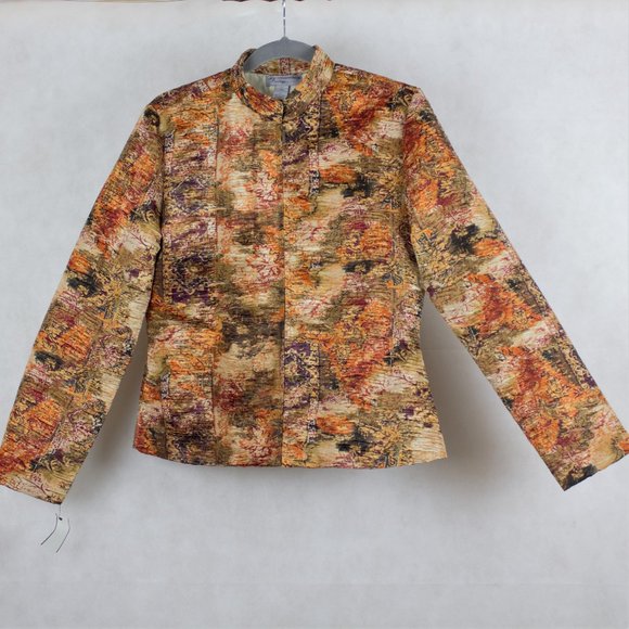 Analogy Beautiful M Petite Oriental Jacket - Picture 2 of 9